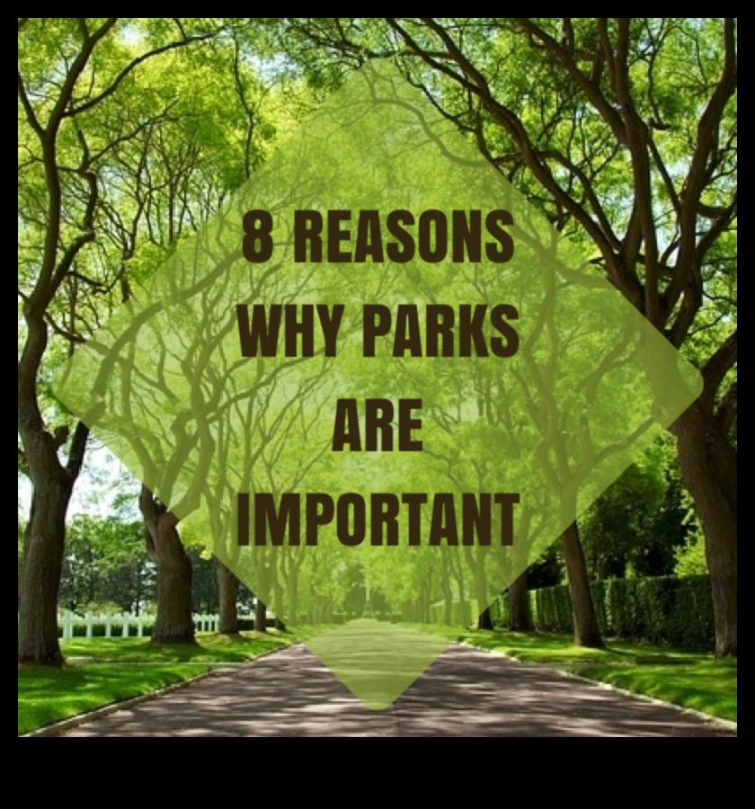 الجواهر الخضراء: المتنزهات والحدائق كواحة حضرية