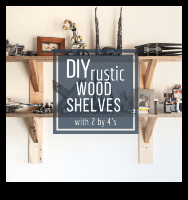 أرفف خشبية تصنعها بنفسك: صياغة حلول تخزين ذات طابع شخصي