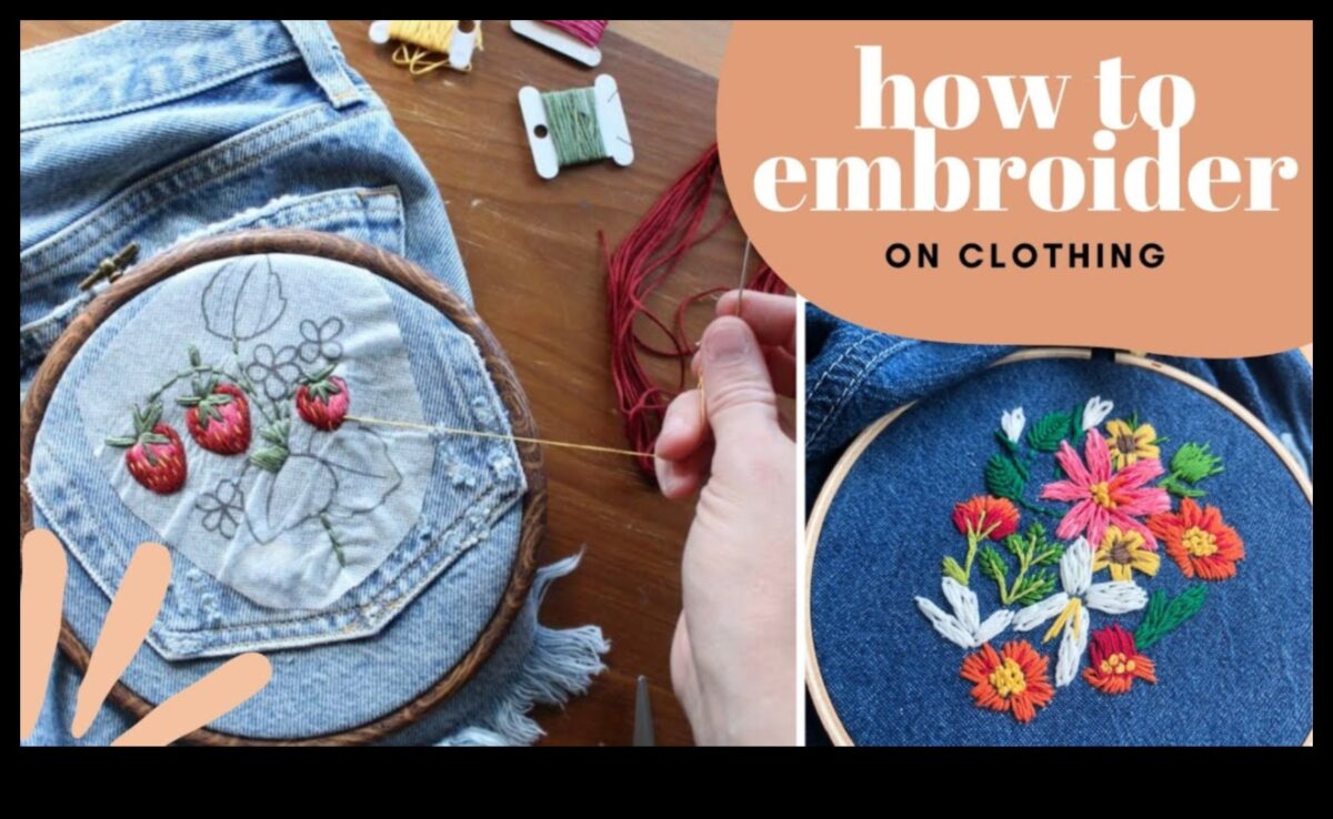 تطريز الملابس بنفسك: إضافة لمسة فنية إلى خزانة ملابسك