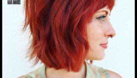 مشع باللون الأحمر: تسريحات الشعر القصيرة للشخصية النارية