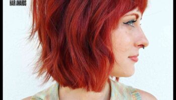 مشع باللون الأحمر: تسريحات الشعر القصيرة للشخصية النارية