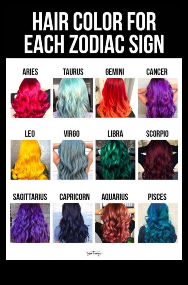 برجك لون الشعر: مطابقة علامة البروج الخاصة بك مع اللون المثالي
