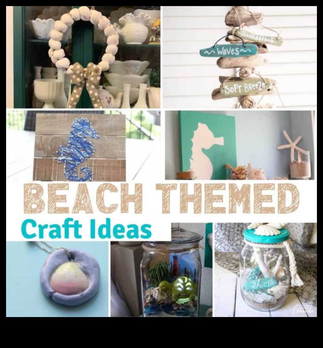 إكسسوارات يمكنك صنعها بنفسك لأيام الشاطئ: إلهامات ساحلية أنيقة