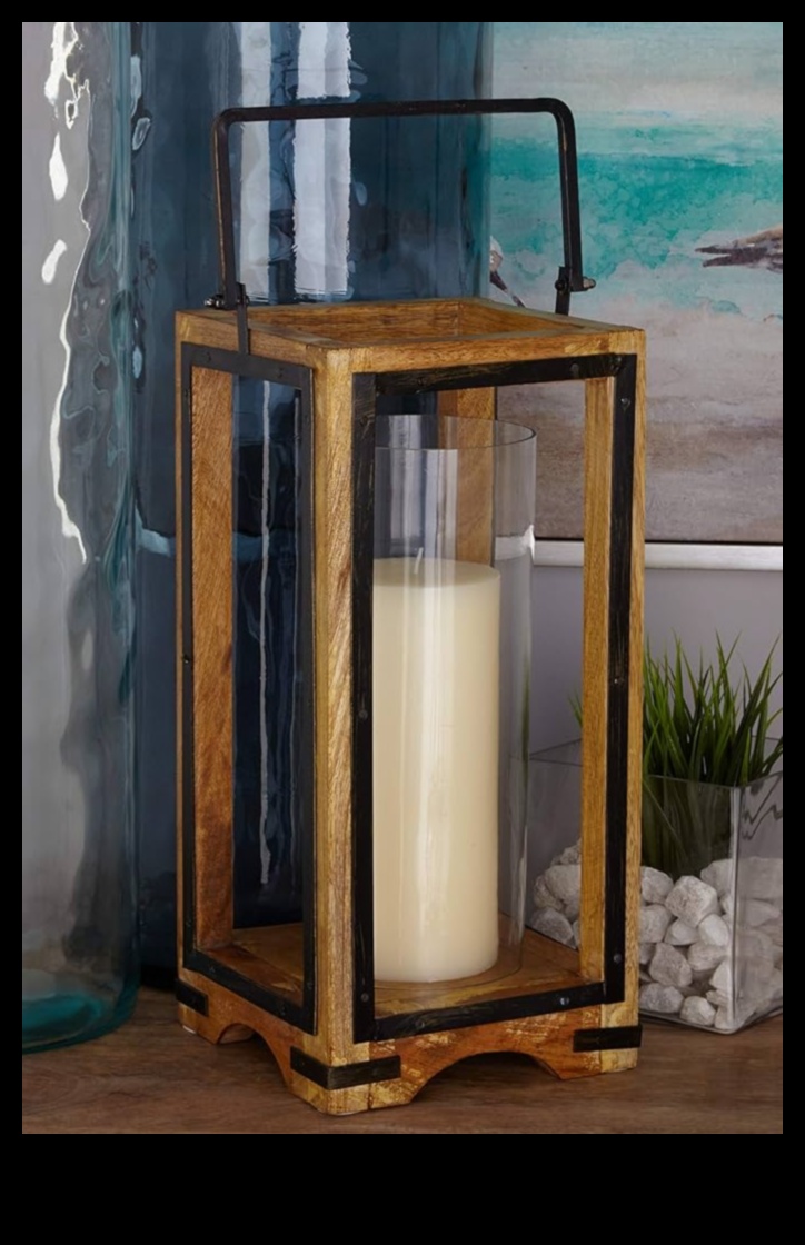 فوانيس الشموع الخشبية: صناعة الإضاءة بمواد طبيعية