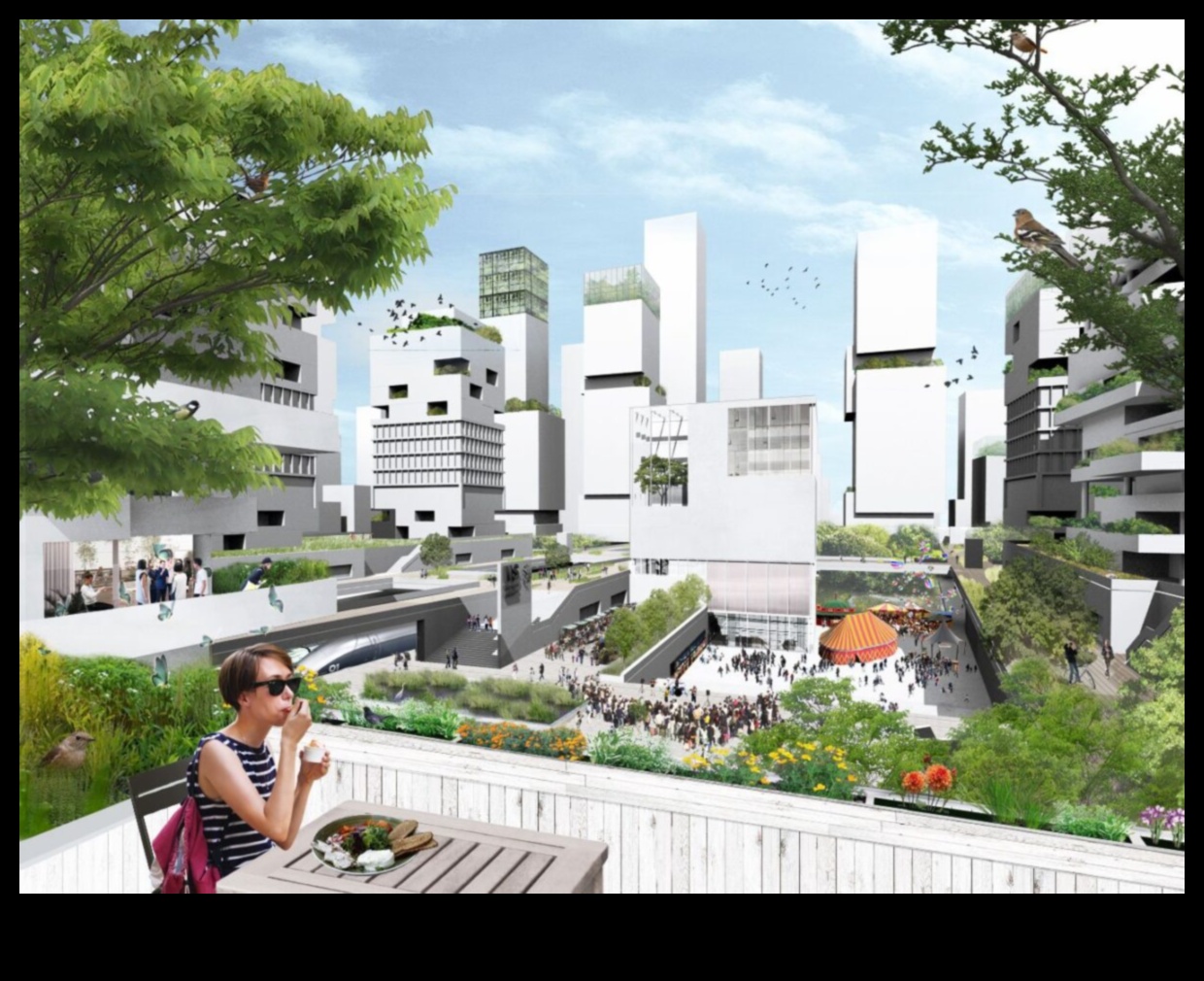 نبض المدينة: المناظر الطبيعية الحضرية في حركة مستمرة